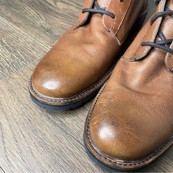 Kenneth Cole New York Men's Classic Dressy Brown Leather Boots Size 10M - EUC - Picture 12 of 13